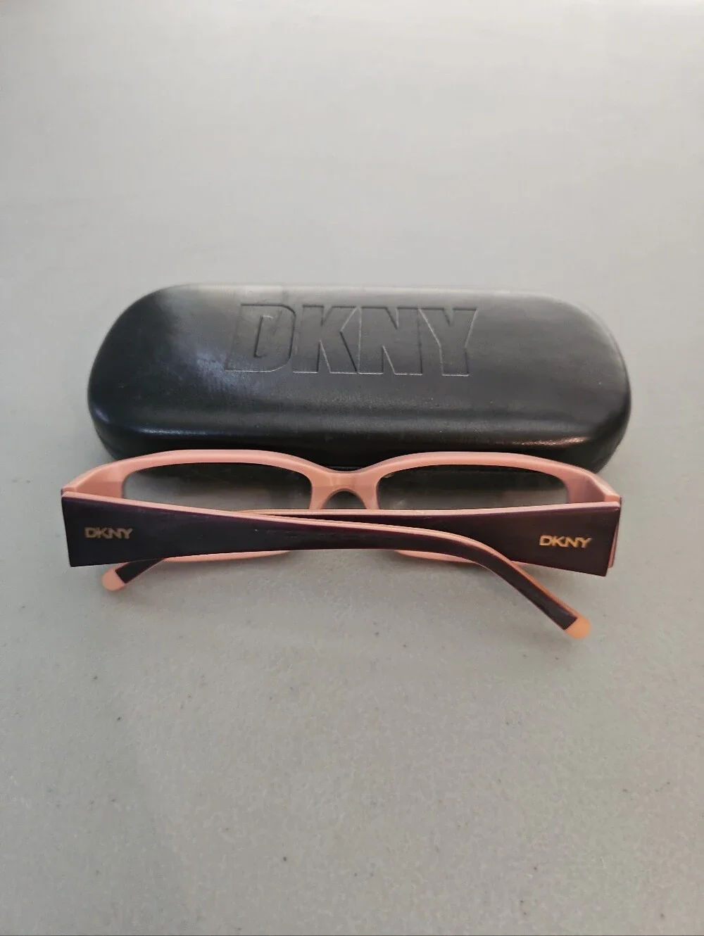 DKNY Women’s Eyeglasses DY 1599 3452 Plum Peach Full Rim Frame 51-16-130 W/Case